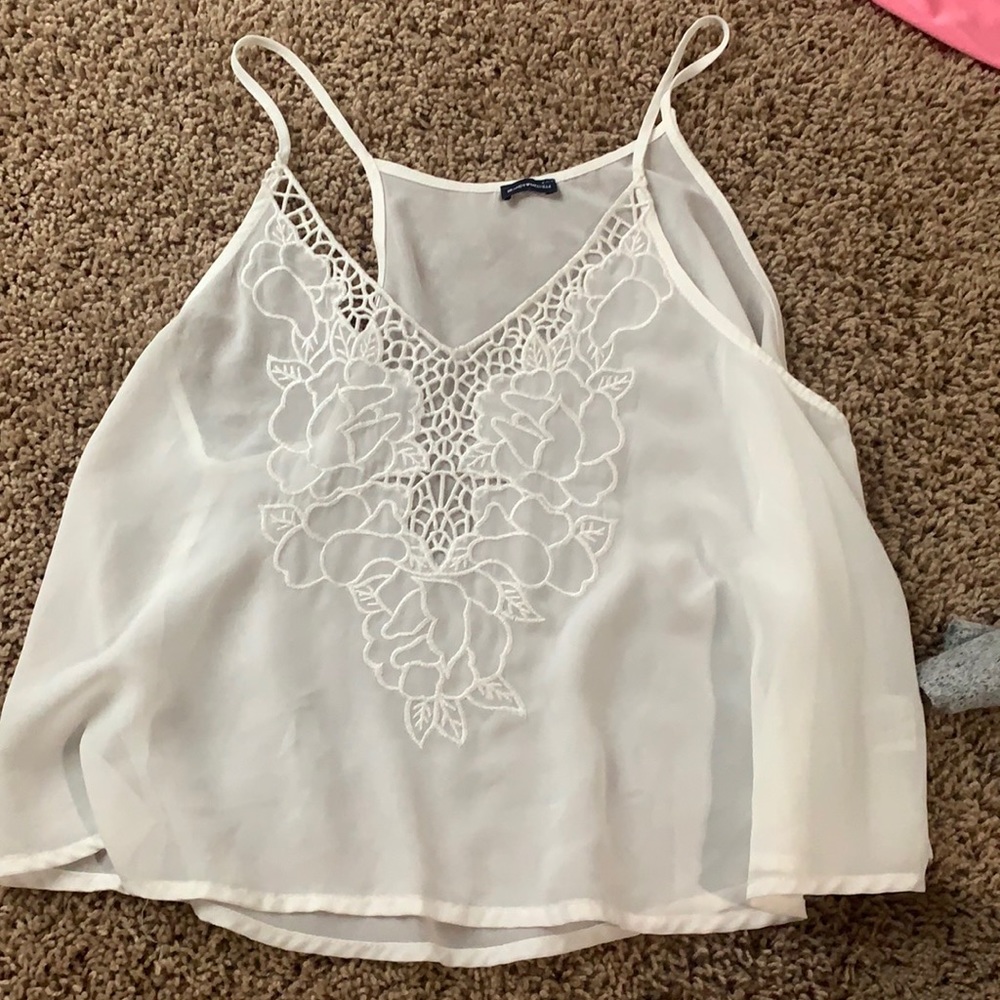 White tank top